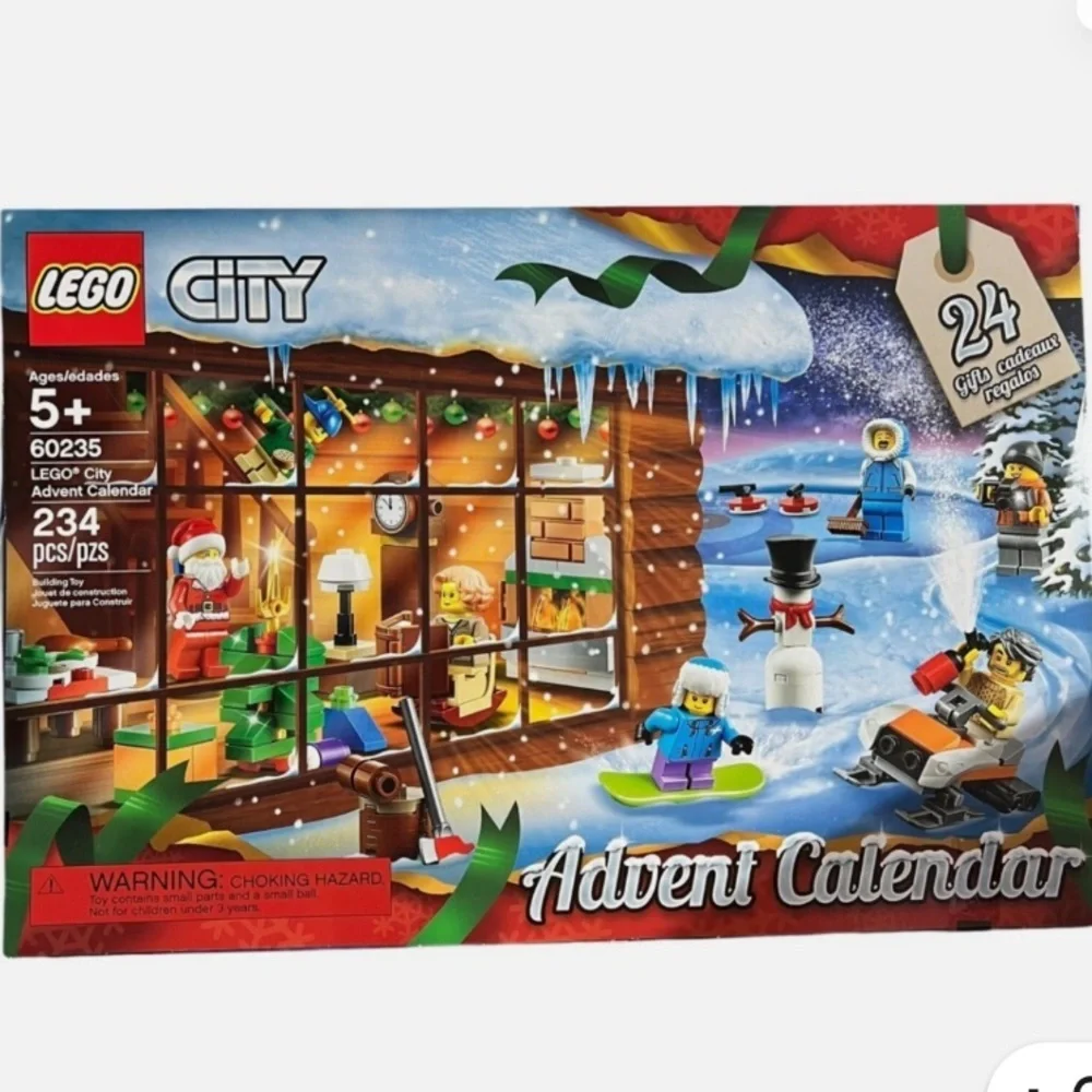 Lego city advent calendar number 60235 234 pieces NWT IN BOX